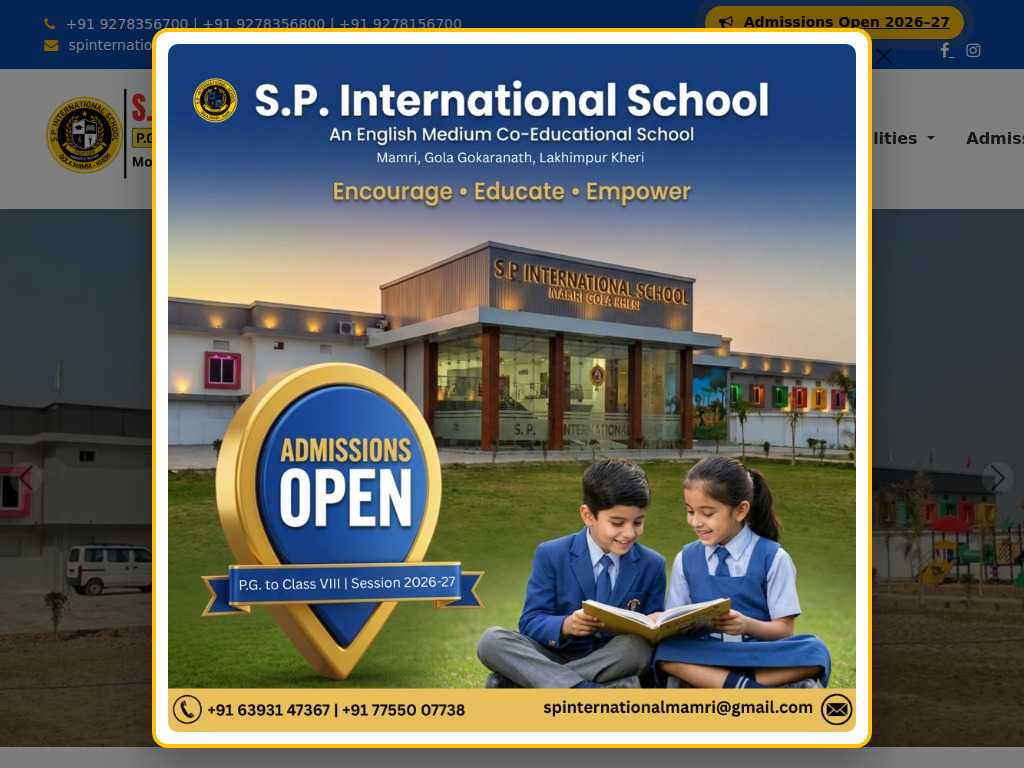 Ajmani School Website