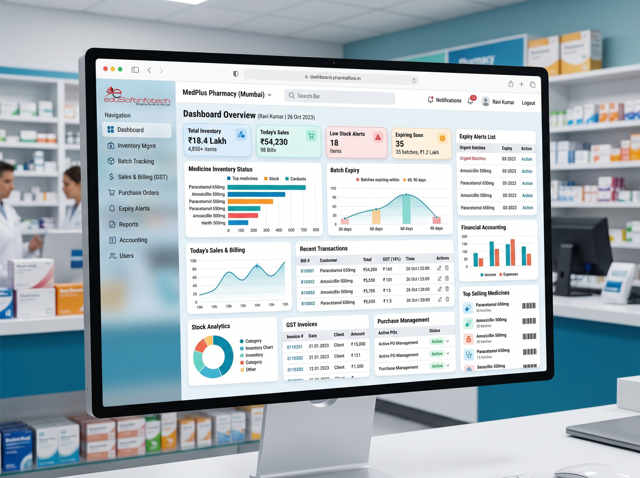 ERP Dashboard